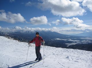 スキー／車山山頂付近で　2011.1.3