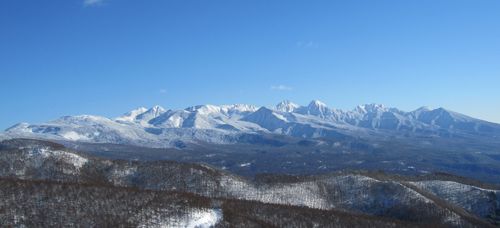 八子ガ峰から見た八ヶ岳連峰　2010.1.16