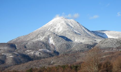 散歩道から見た蓼科山 2009年12月22日