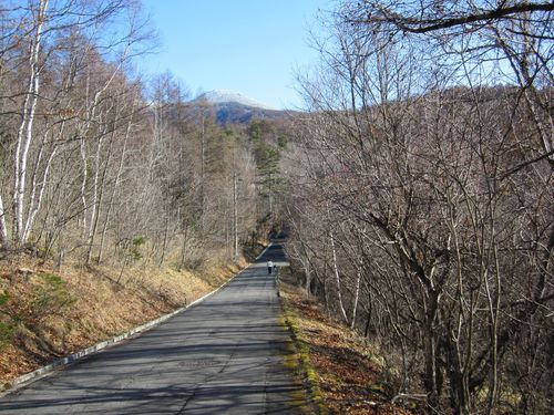 蓼科高原と縞枯山　2009年12月1日