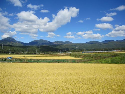 里から見た秋の八ヶ岳連峰　2009年10月11日