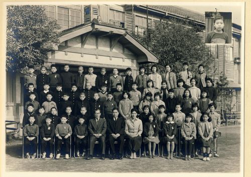 静岡の小学校卒業写真・６年５組／昭34年3月