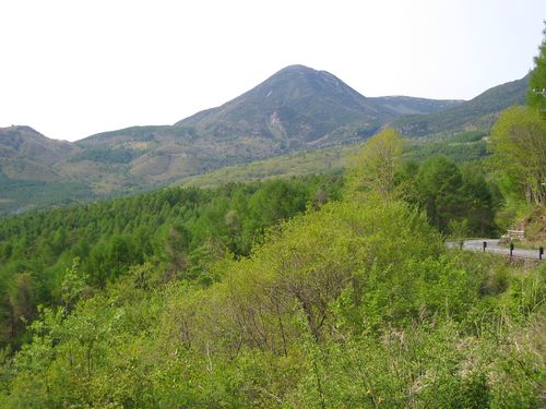 新緑の蓼科高原と蓼科山 2009.5.25