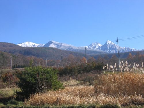 里から見た八ヶ岳連峰 2008.11.22