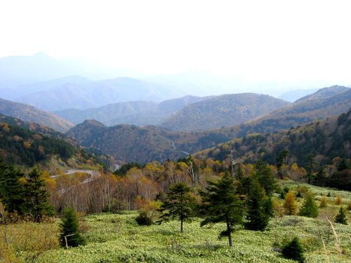 美ヶ原高原から北八ヶ岳方面を望む 08.10.20