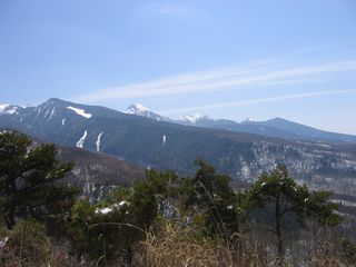 八方台から見た八ヶ岳連峰