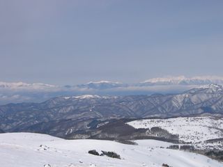 美ヶ原高原と北ｱﾙﾌﾟｽ／車山山頂より