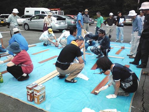 塗装体験　2010年8月7日10：02