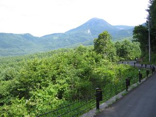 真夏の蓼科山を望む 07.8.17