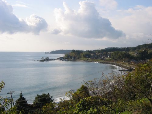 さんなみ旅館から見た富山湾07.11.21