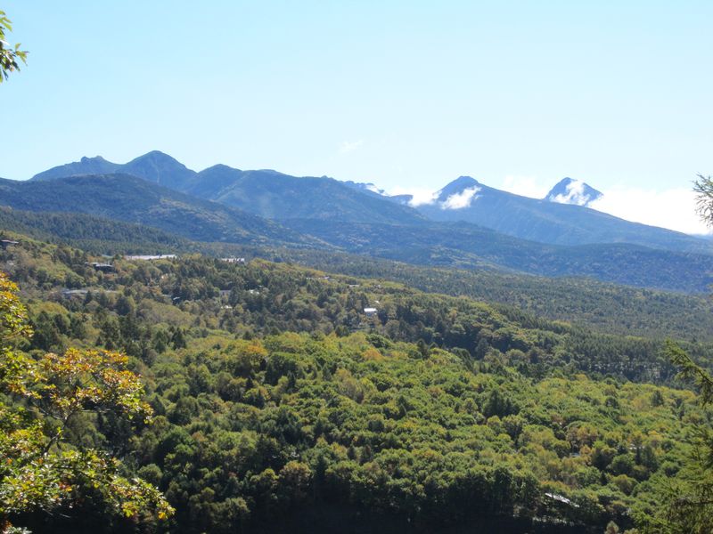 女の神展望台から見た八ヶ岳連峰　10.10.11